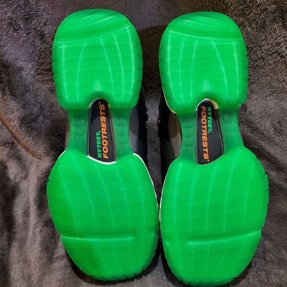 Hytest Footrests Nano Toe Waterproof Black Neon Green Work Boots Men's Size 9.5E - Picture 5 of 14